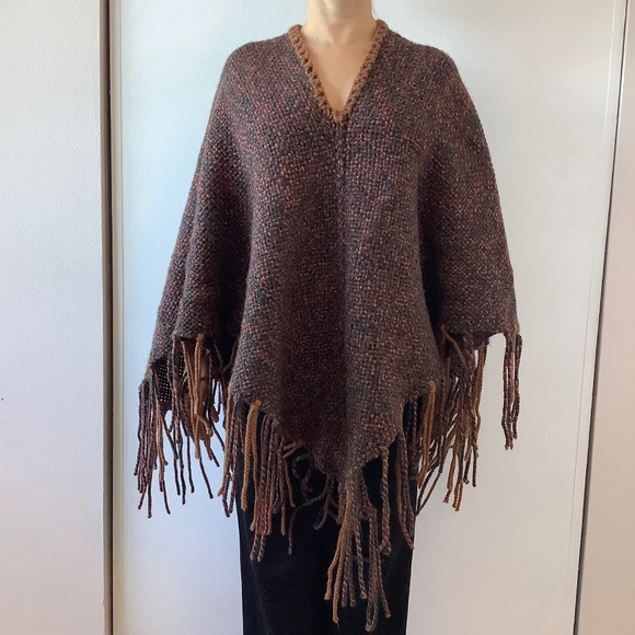 NWOT One-of-a-kind handmade woven poncho from Argentina - Picture 1 of 5
